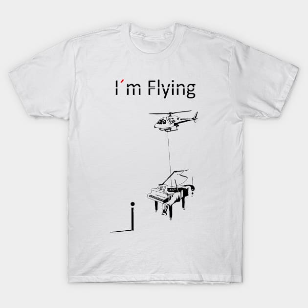 I am flying T-Shirt by FranciscoCapelo